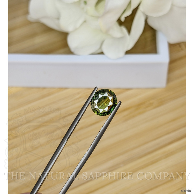 2.22 Ct. Yellowish Green Sapphire from Madagascar