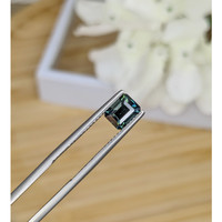 1.21 Ct. Bluish Green Sapphire from Madagascar Life Style
