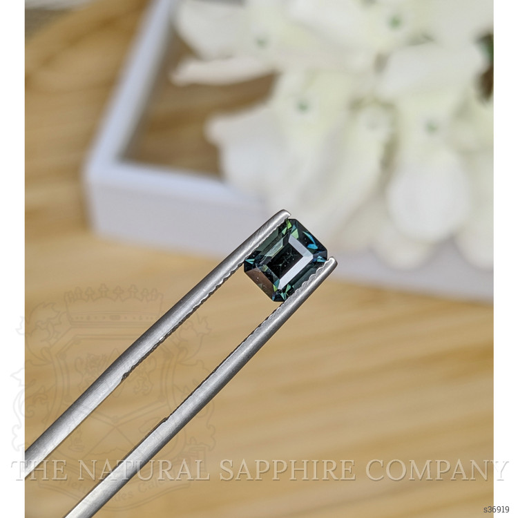 1.21 Ct. Bluish Green Sapphire from Madagascar
