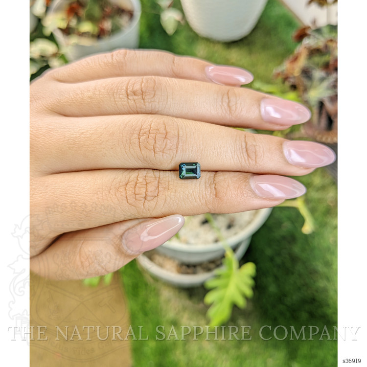 1.21 Ct. Bluish Green Sapphire from Madagascar