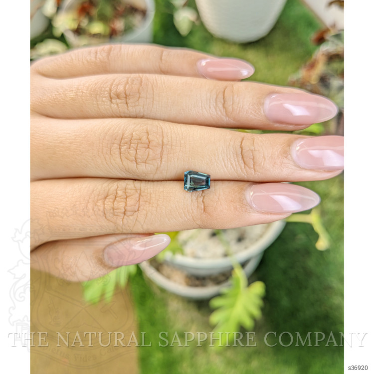 1.30 Ct. Greenish Blue Sapphire from Madagascar