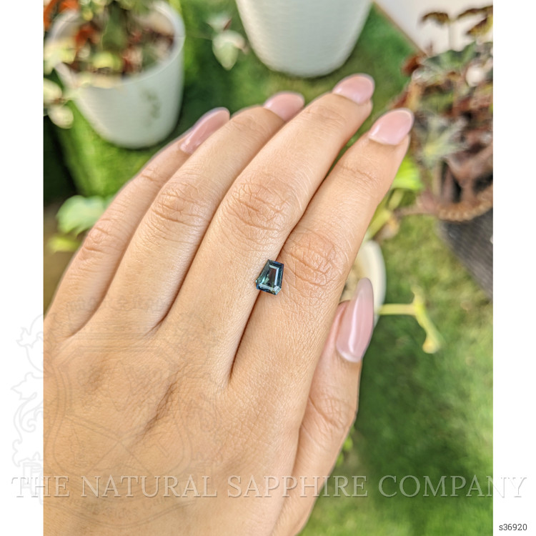 1.30 Ct. Greenish Blue Sapphire from Madagascar