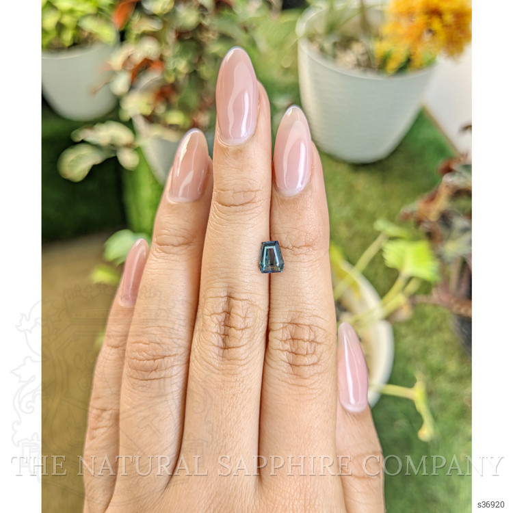 1.30 Ct. Greenish Blue Sapphire from Madagascar