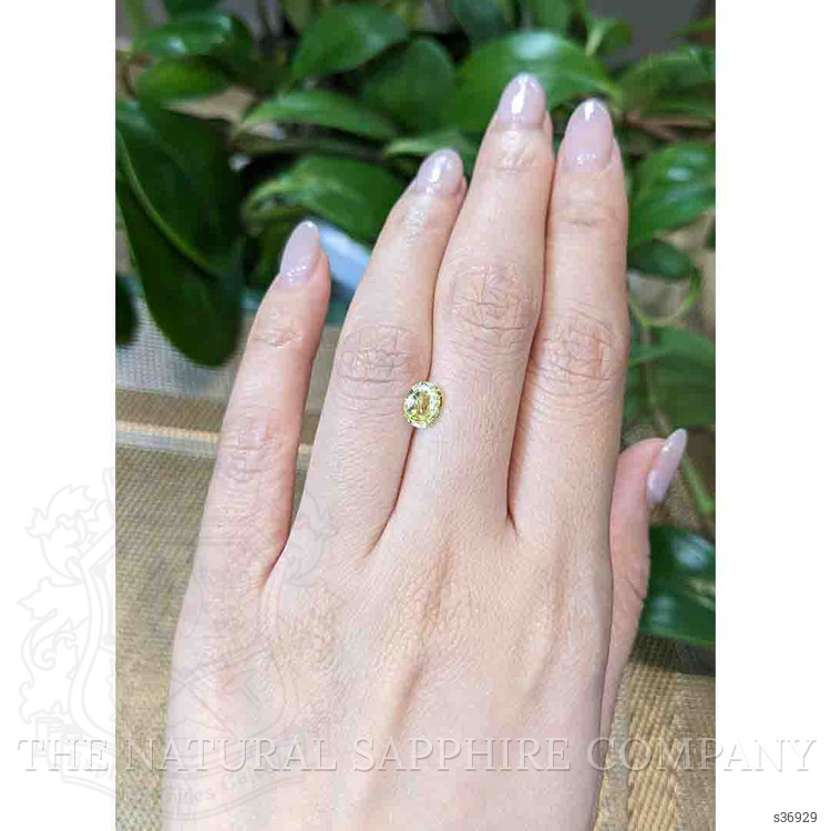 1.09 Ct. Yellow Sapphire from Ceylon (Sri Lanka)