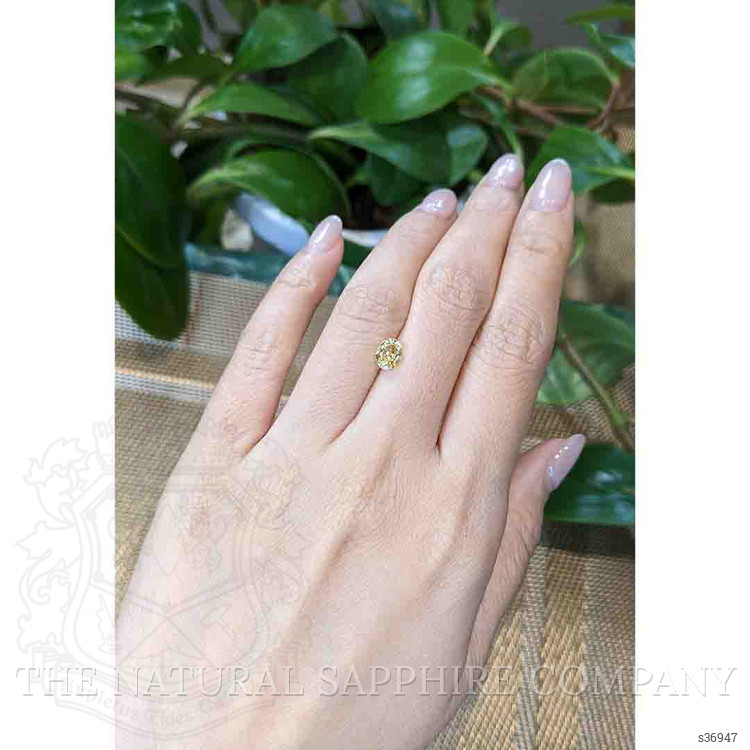 1.10 Ct. Yellow Sapphire from Ceylon (Sri Lanka)