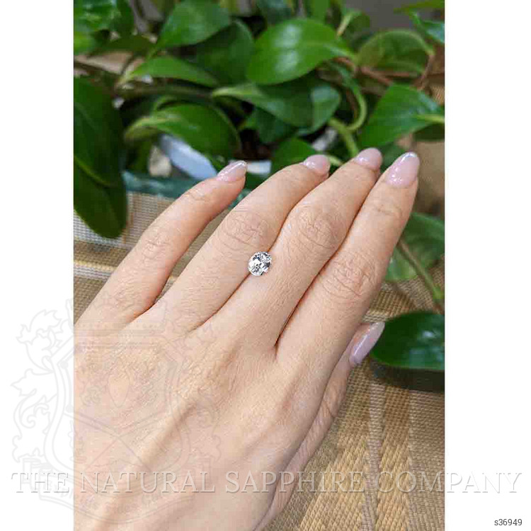 1.18 Ct. White Sapphire from Ceylon (Sri Lanka)