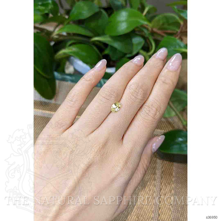 1.29 Ct. Yellow Sapphire from Ceylon (Sri Lanka)