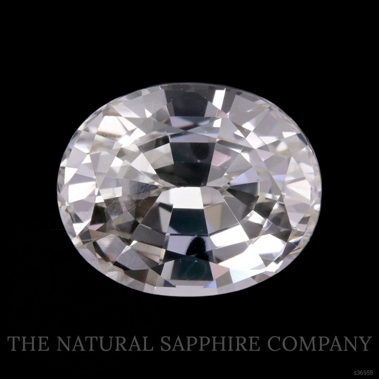 1.61 Ct. White Sapphire from Ceylon (Sri Lanka)