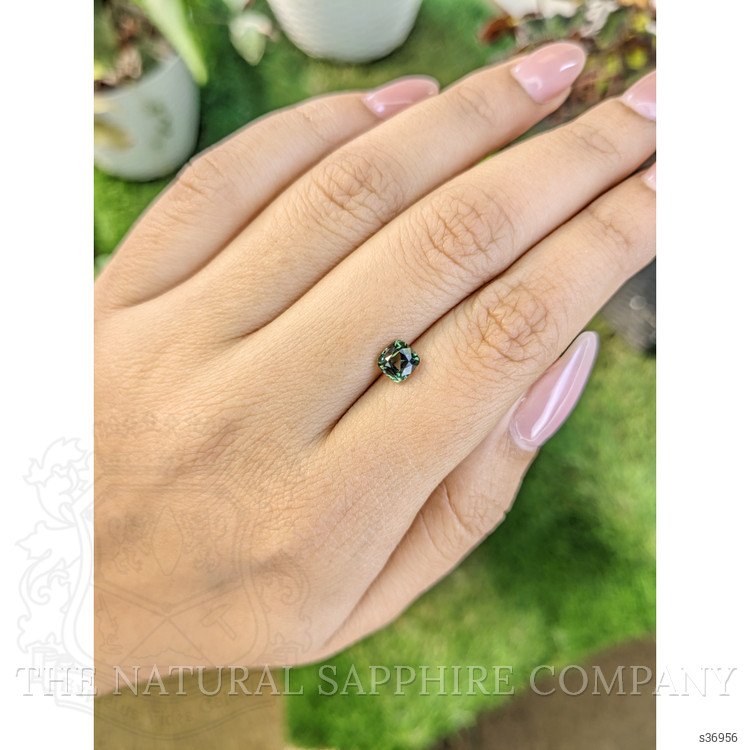 1.08 Ct. Bluish Green Sapphire from Madagascar