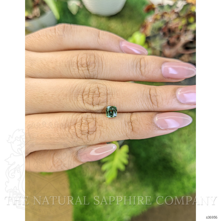 1.08 Ct. Bluish Green Sapphire from Madagascar