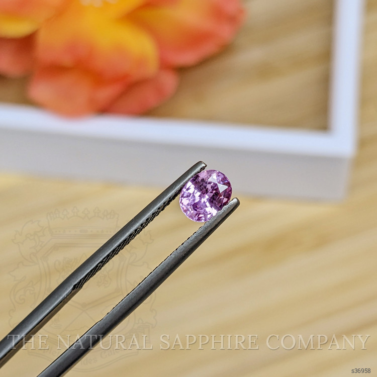 0.85 Ct. Pinkish Purple Sapphire from Ceylon (Sri Lanka)