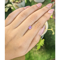 0.85 Ct. Pinkish Purple Sapphire from Ceylon (Sri Lanka) Life Style