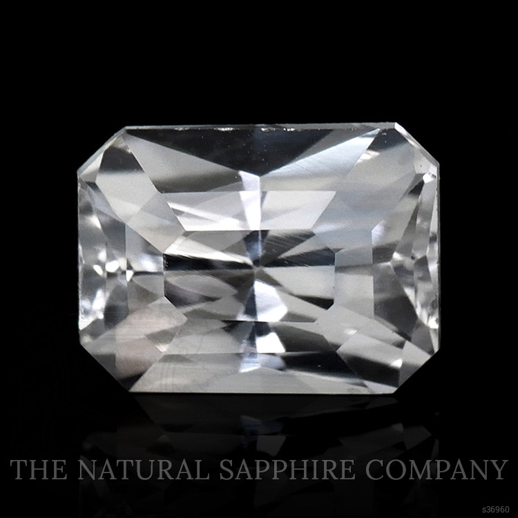 1.12 Ct. White Sapphire from Ceylon (Sri Lanka)