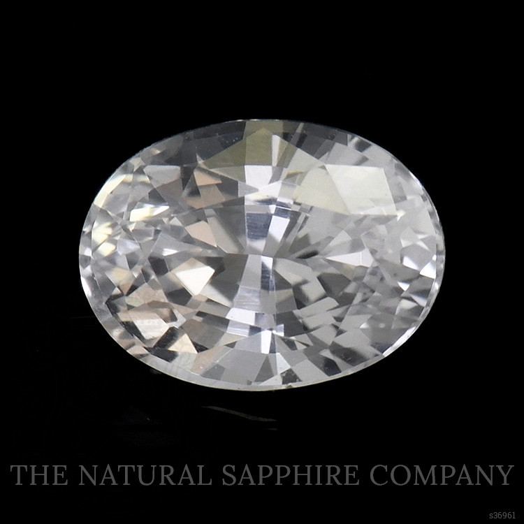 1.15 Ct. White Sapphire from Ceylon (Sri Lanka)