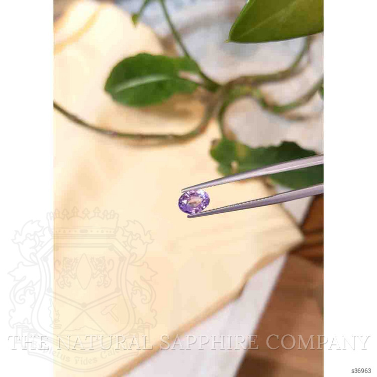 1.33 Ct. Pinkish Purple Sapphire from Ceylon (Sri Lanka)
