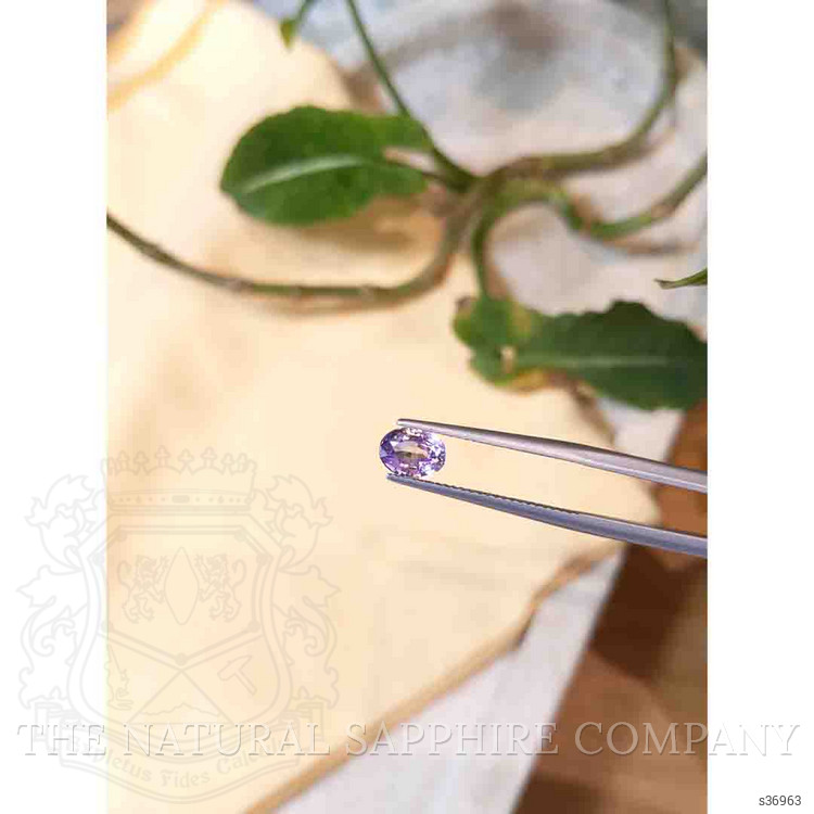1.33 Ct. Pinkish Purple Sapphire from Ceylon (Sri Lanka)