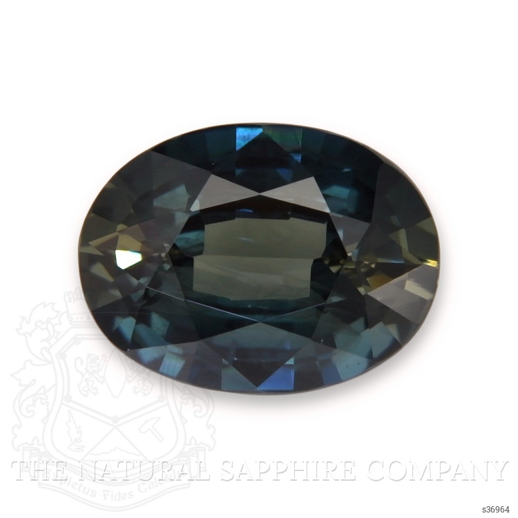 1.79 Ct. Greenish Blue Sapphire from Ceylon (Sri Lanka)