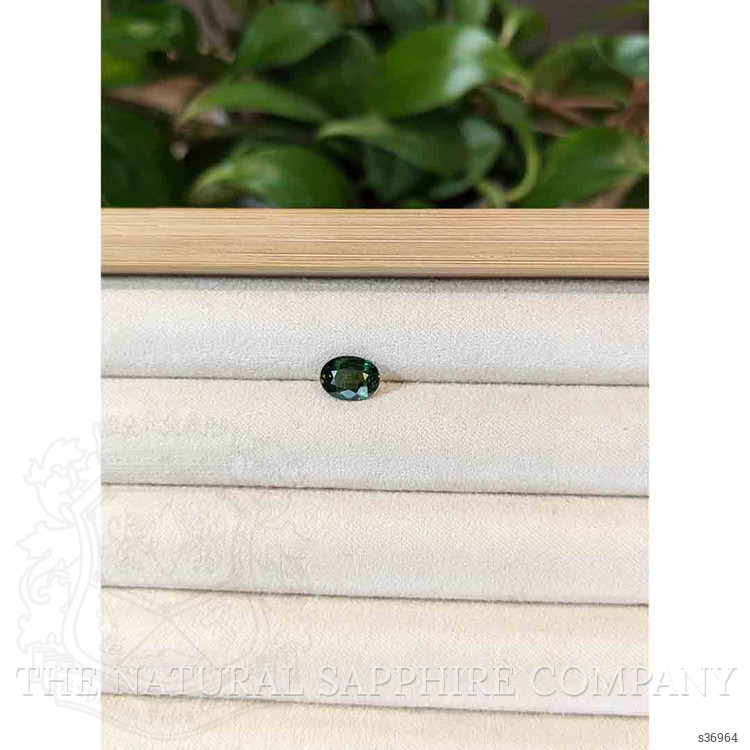 1.79 Ct. Greenish Blue Sapphire from Ceylon (Sri Lanka)