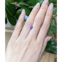 0.89 Ct. Purple Sapphire from Ceylon (Sri Lanka) Life Style