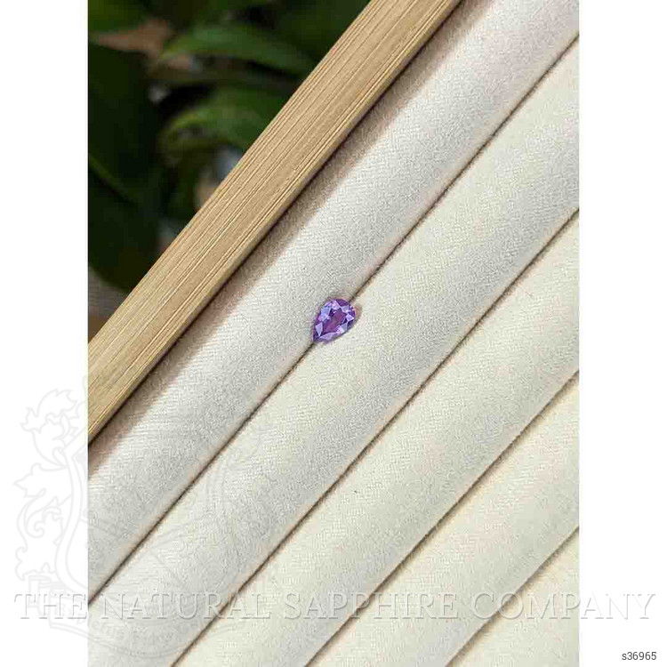 0.89 Ct. Purple Sapphire from Ceylon (Sri Lanka)