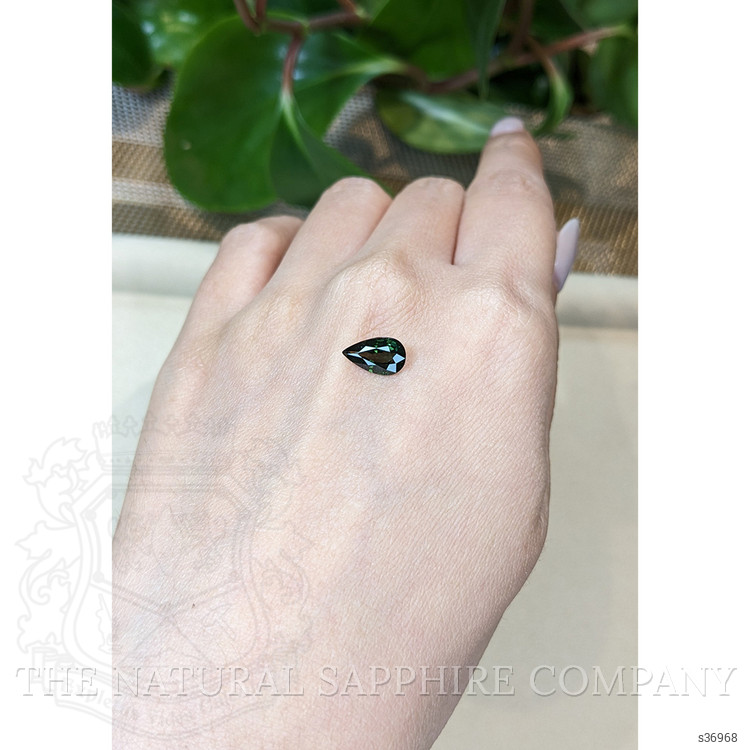 1.75 Ct. Green Sapphire from Ceylon (Sri Lanka)