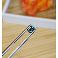 1.05 Ct. Greenish Blue Sapphire from Madagascar Life Style