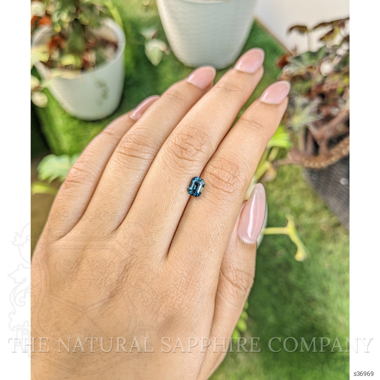1.05 Ct. Greenish Blue Sapphire from Madagascar