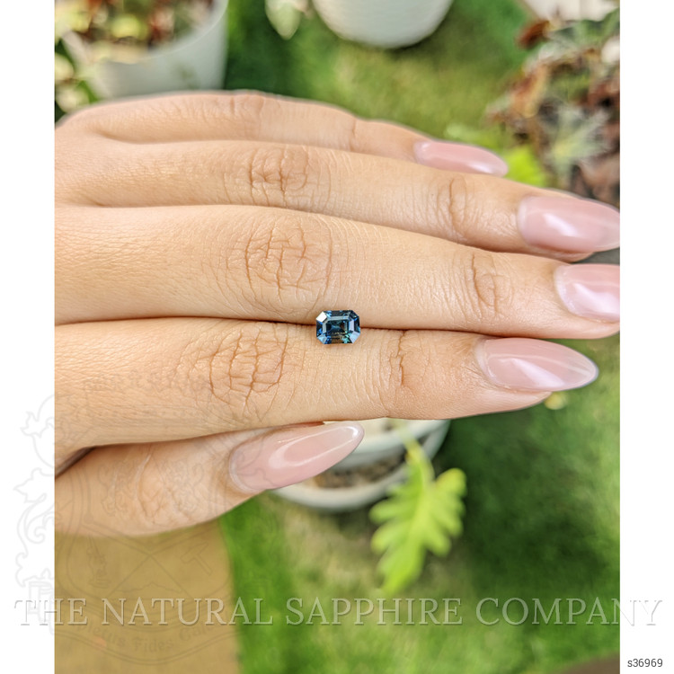 1.05 Ct. Greenish Blue Sapphire from Madagascar