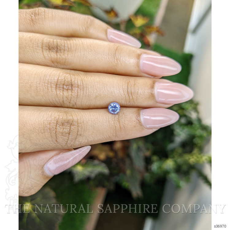 0.67 Ct. Blue Sapphire from Ceylon (Sri Lanka)