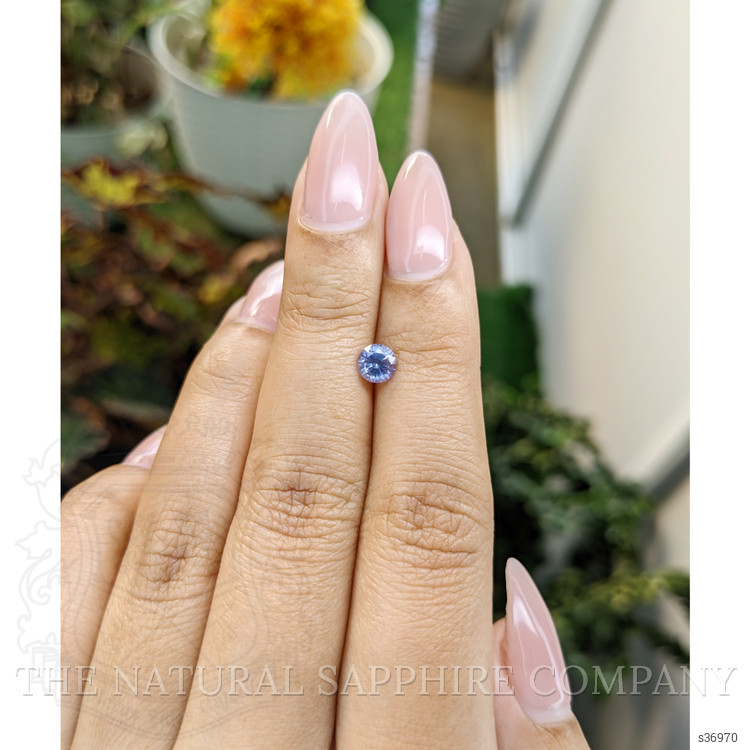 0.67 Ct. Blue Sapphire from Ceylon (Sri Lanka)