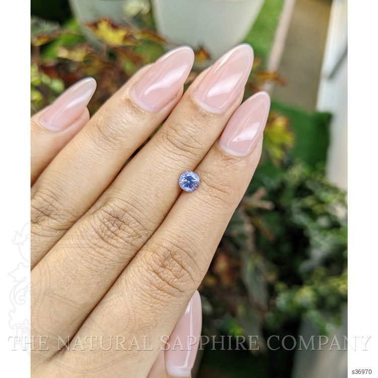 0.67 Ct. Blue Sapphire from Ceylon (Sri Lanka)