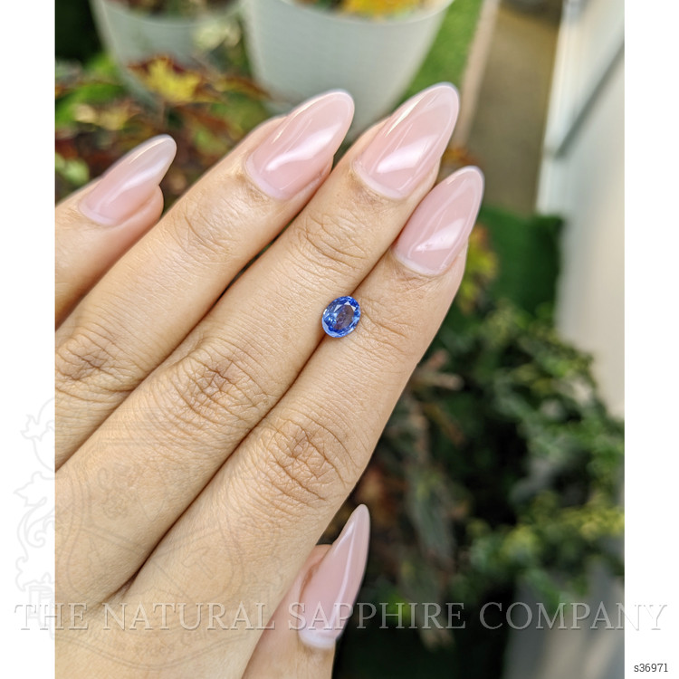 0.80 Ct. Blue Sapphire from Ceylon (Sri Lanka)