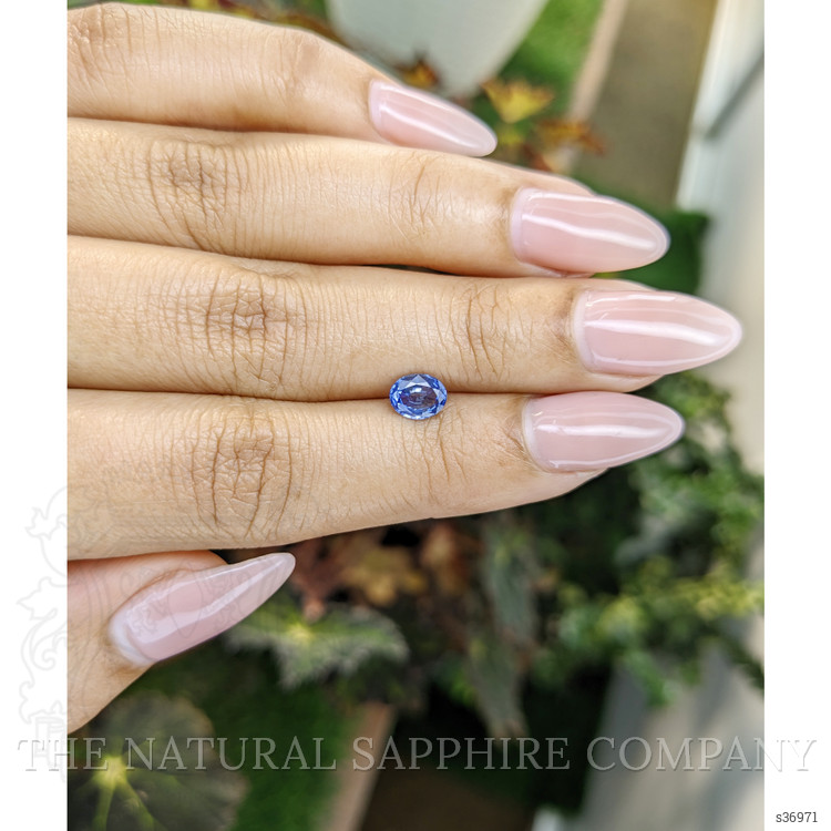 0.80 Ct. Blue Sapphire from Ceylon (Sri Lanka)