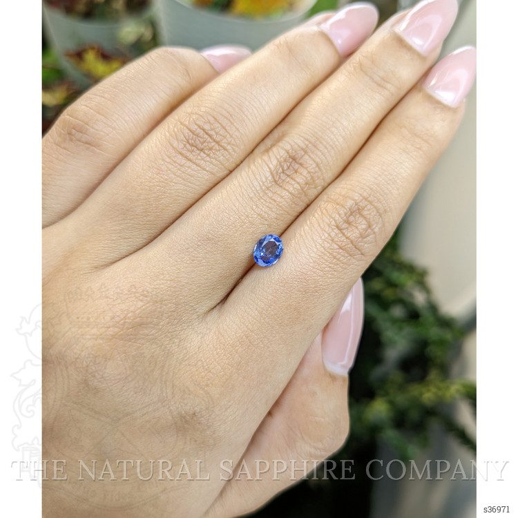 0.80 Ct. Blue Sapphire from Ceylon (Sri Lanka)