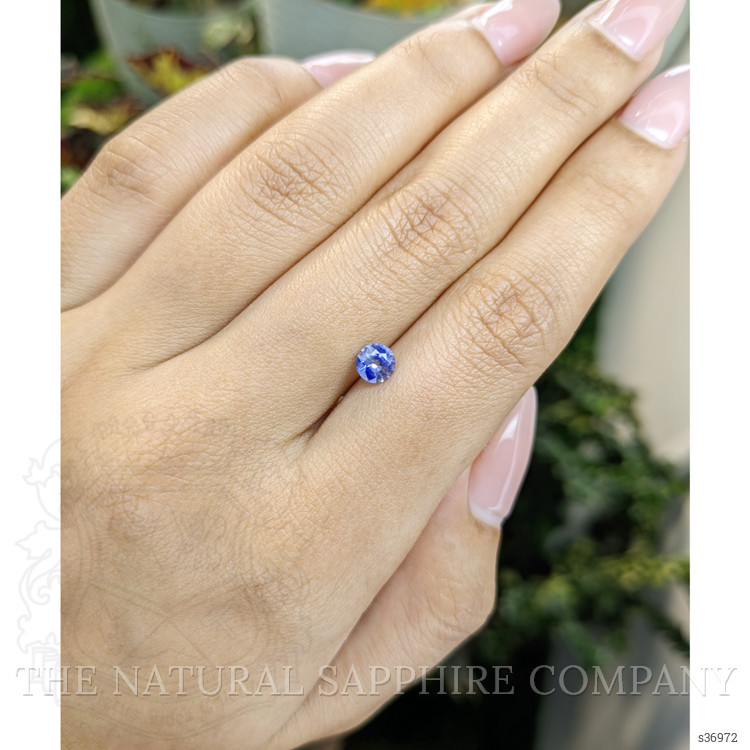 0.56 Ct. Blue Sapphire from Ceylon (Sri Lanka)