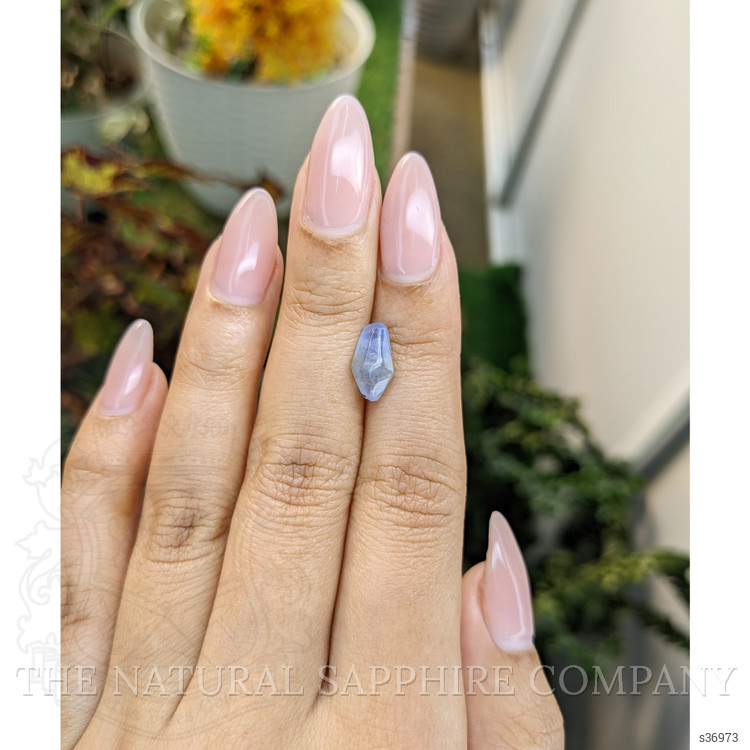 3.26 Ct. Blue Rough Sapphire Crystal from Ceylon (Sri Lanka)