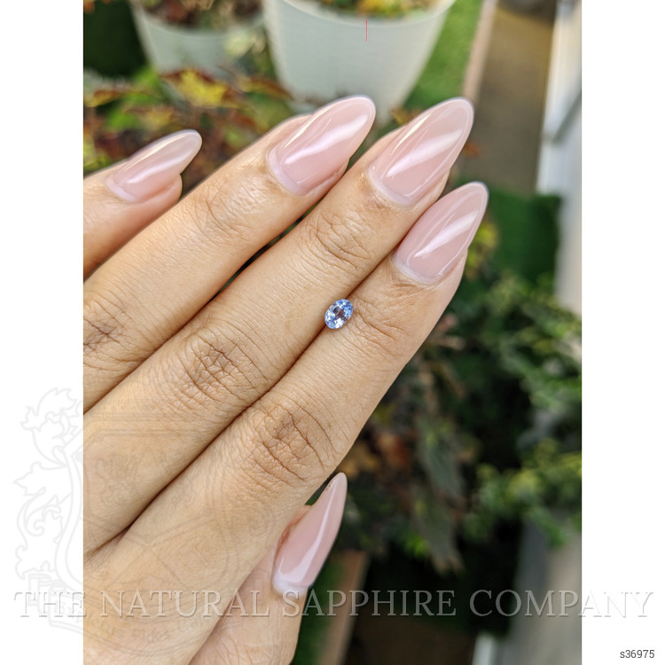 0.46 Ct. Blue Sapphire from Ceylon (Sri Lanka)