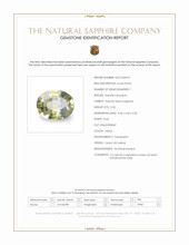 0.50 Ct. Yellow Sapphire from Ceylon (Sri Lanka) Scan Report