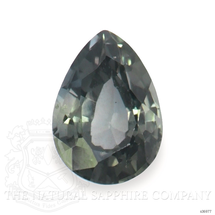 0.53 Ct. Bluish Green Sapphire from Ceylon (Sri Lanka)