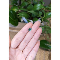 1.18 Ct. Bluish Green Sapphire from Thailand Life Style