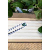 1.18 Ct. Bluish Green Sapphire from Thailand Life Style