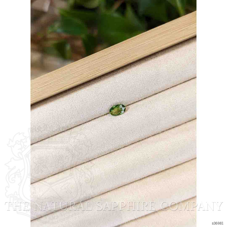 0.70 Ct. Green Sapphire from Thailand