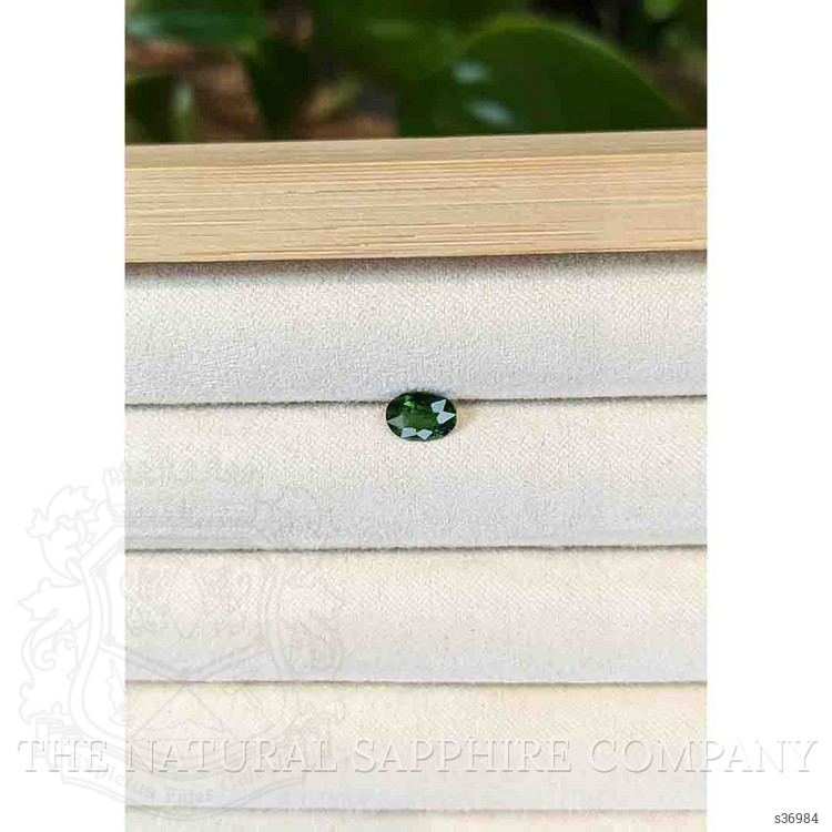 0.84 Ct. Bluish Green Sapphire from Thailand