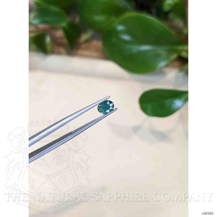 0.83 Ct. Greyish Blue Sapphire from Thailand