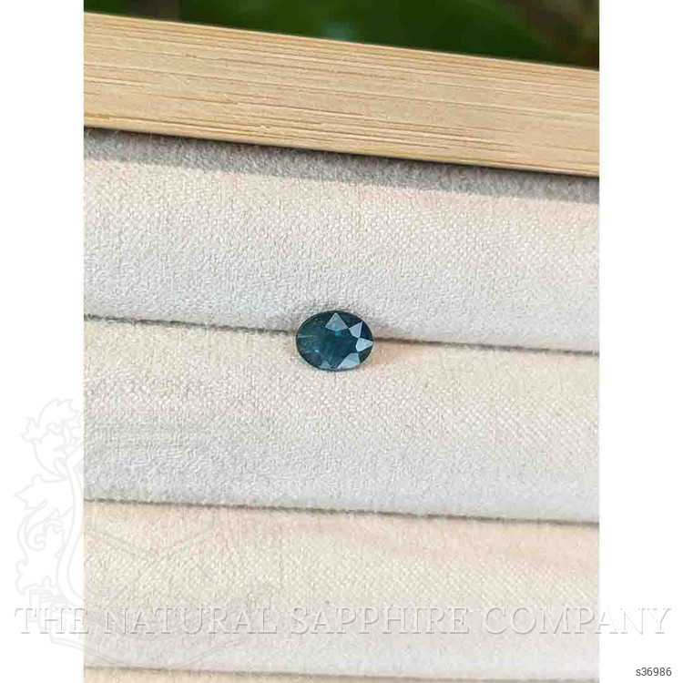 0.83 Ct. Greyish Blue Sapphire from Thailand
