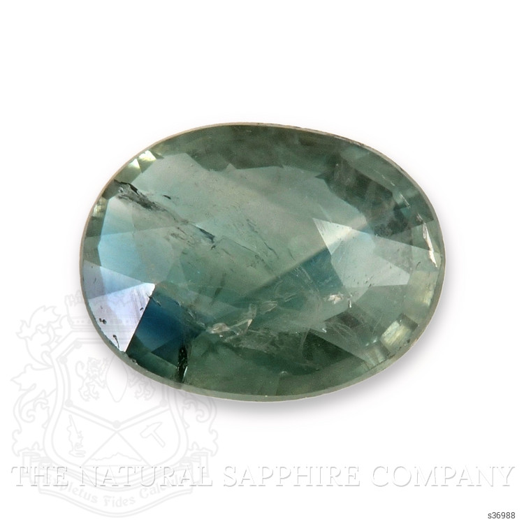 0.78 Ct. Bluish Green Sapphire from Thailand