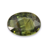 0.92 Ct. Yellowish Green Sapphire from Thailand Video