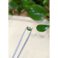 0.92 Ct. Yellowish Green Sapphire from Thailand Life Style