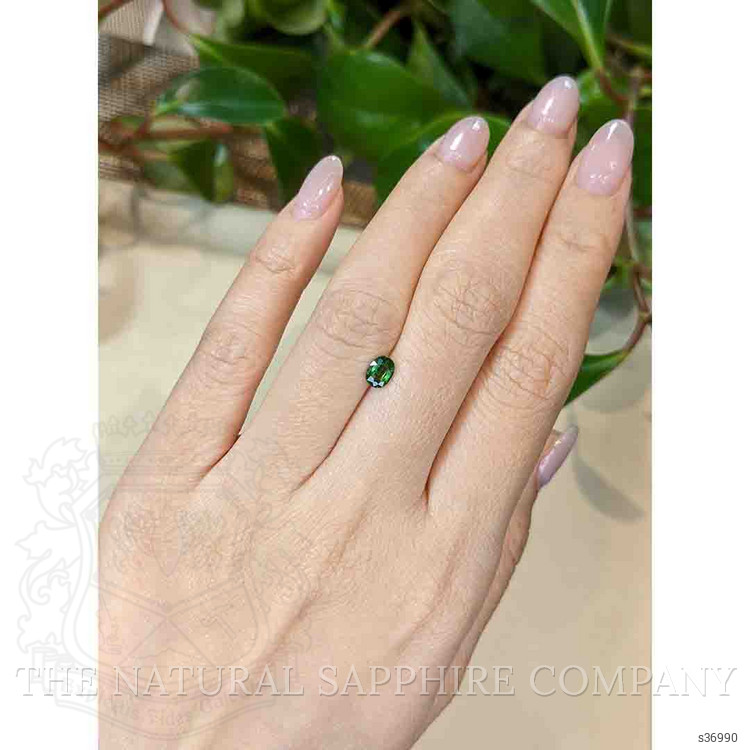 0.61 Ct. Green Sapphire from Madagascar