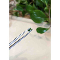 0.61 Ct. Green Sapphire from Madagascar Life Style
